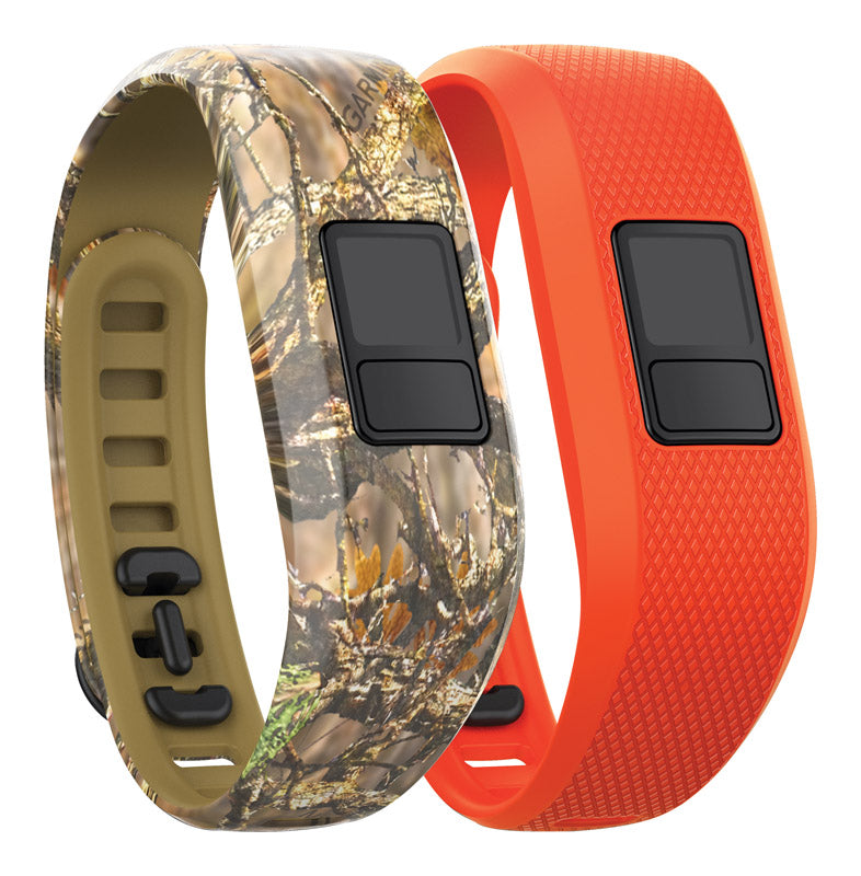 Garmin 010-12452-33 Vivofit 3 Regular Size Activity Tracker Bands, Plastic/Rubber, Camo/Blaze Orange