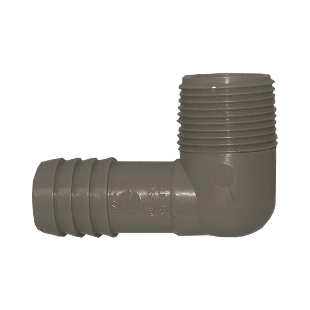Genova UPPME-07  Insert Elbow, 3/4 in Insert x MIP, 200 PSI
