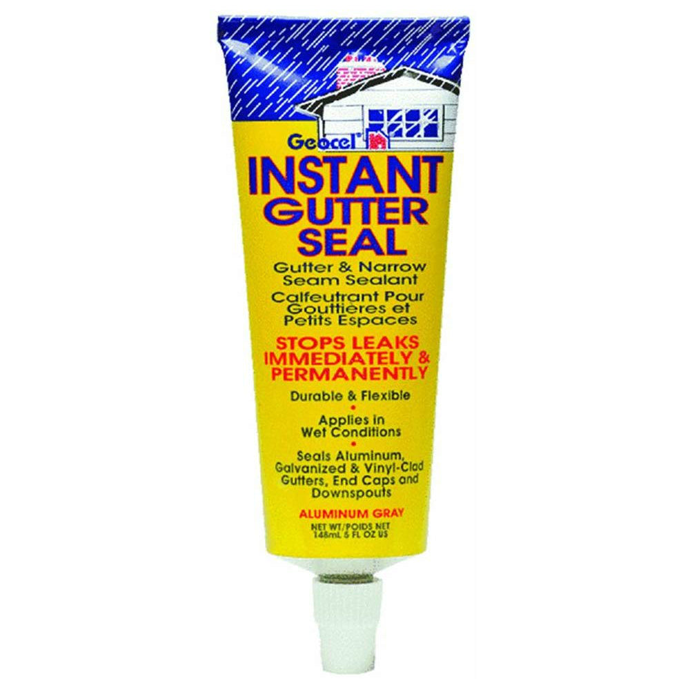 Geocel 29002 Instant Gutter Seal, Aluminum Grey,  5 Oz.