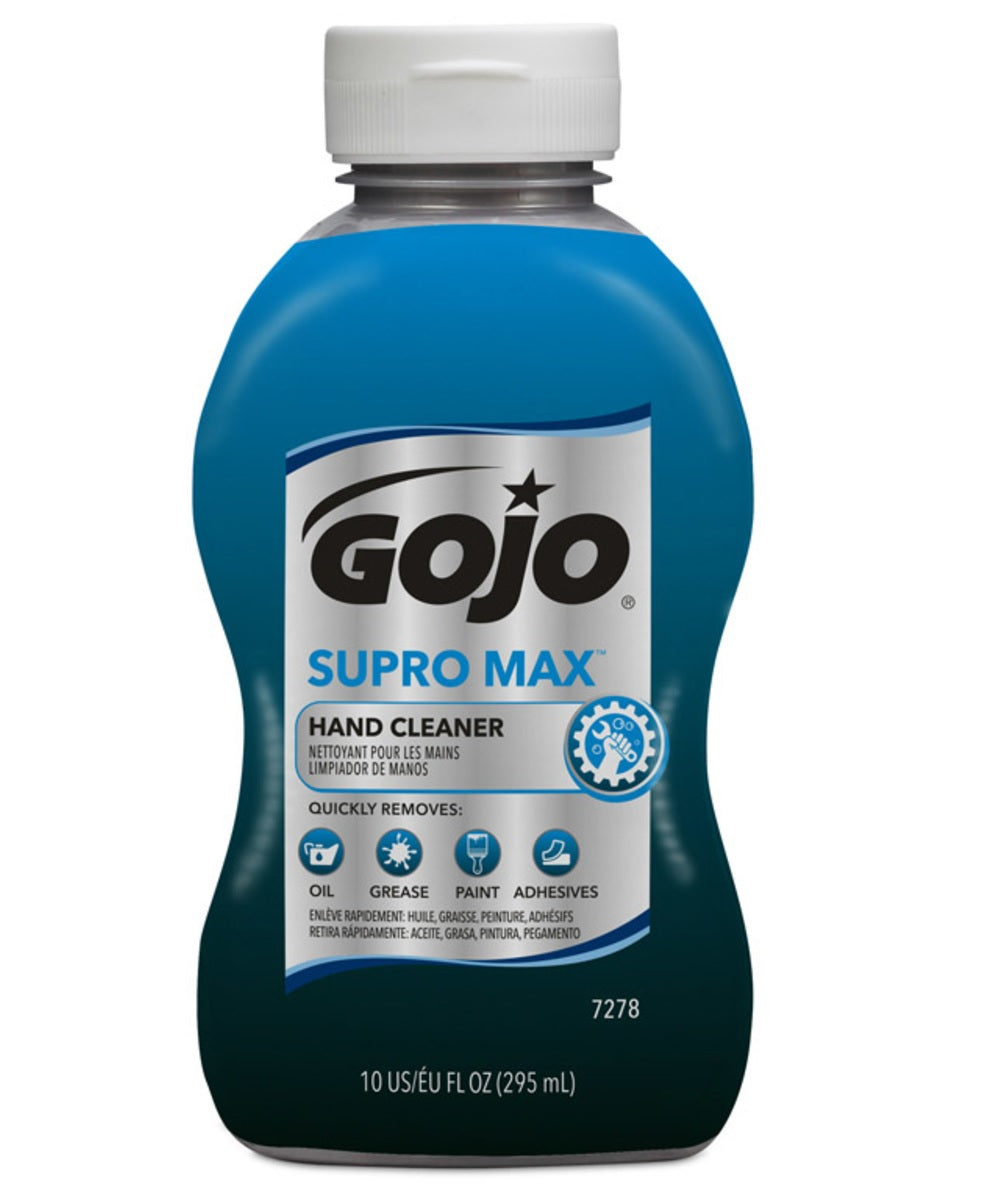 Gojo 7278-08 Supro Max Heavy Duty Hand Cleaner, 10 Oz