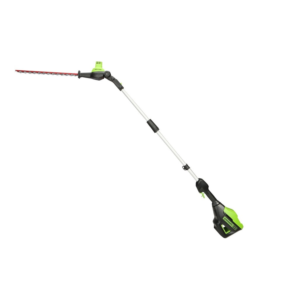 Greenworks 2301102 Pole Hedge Trimmer, 2 Ah, 80 Volt