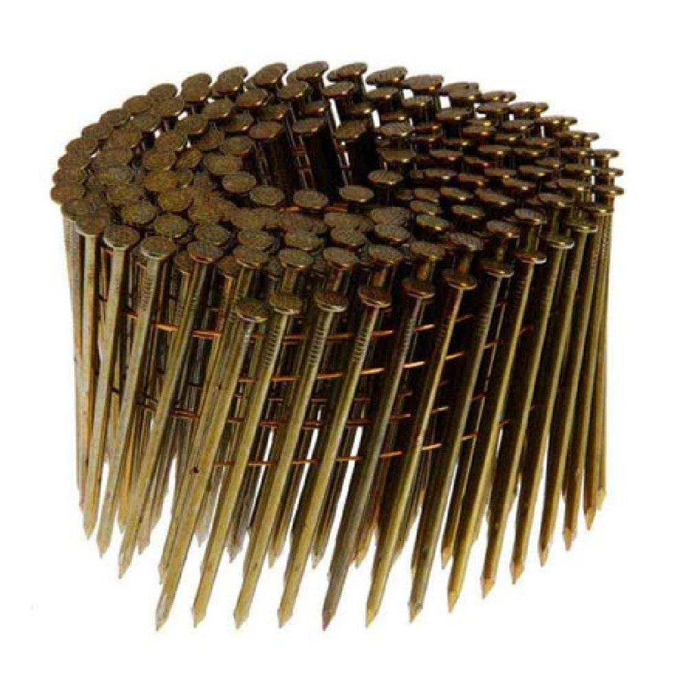 Grip-Rite GRC12PD Wire Coil Framing Nails, Bright, Steel