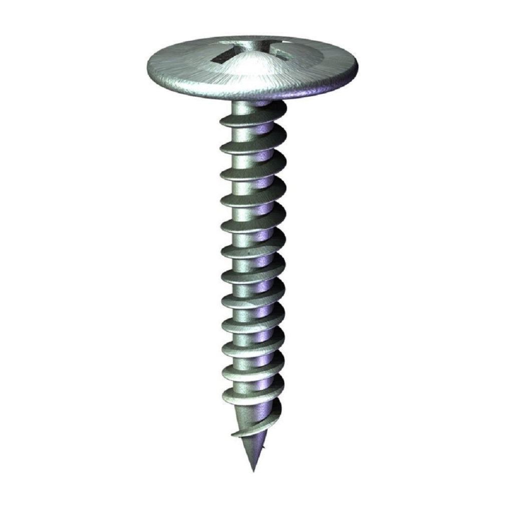 Grip-Rite NMTD81581 Pro-Twist Phillips Lath Screws, Zinc, 1-5/8 Inch