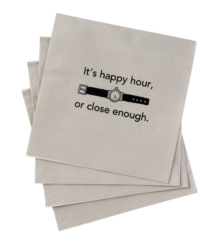 Hallmark 1BRW1021 Happy Hour Beverage Napkin, Paper