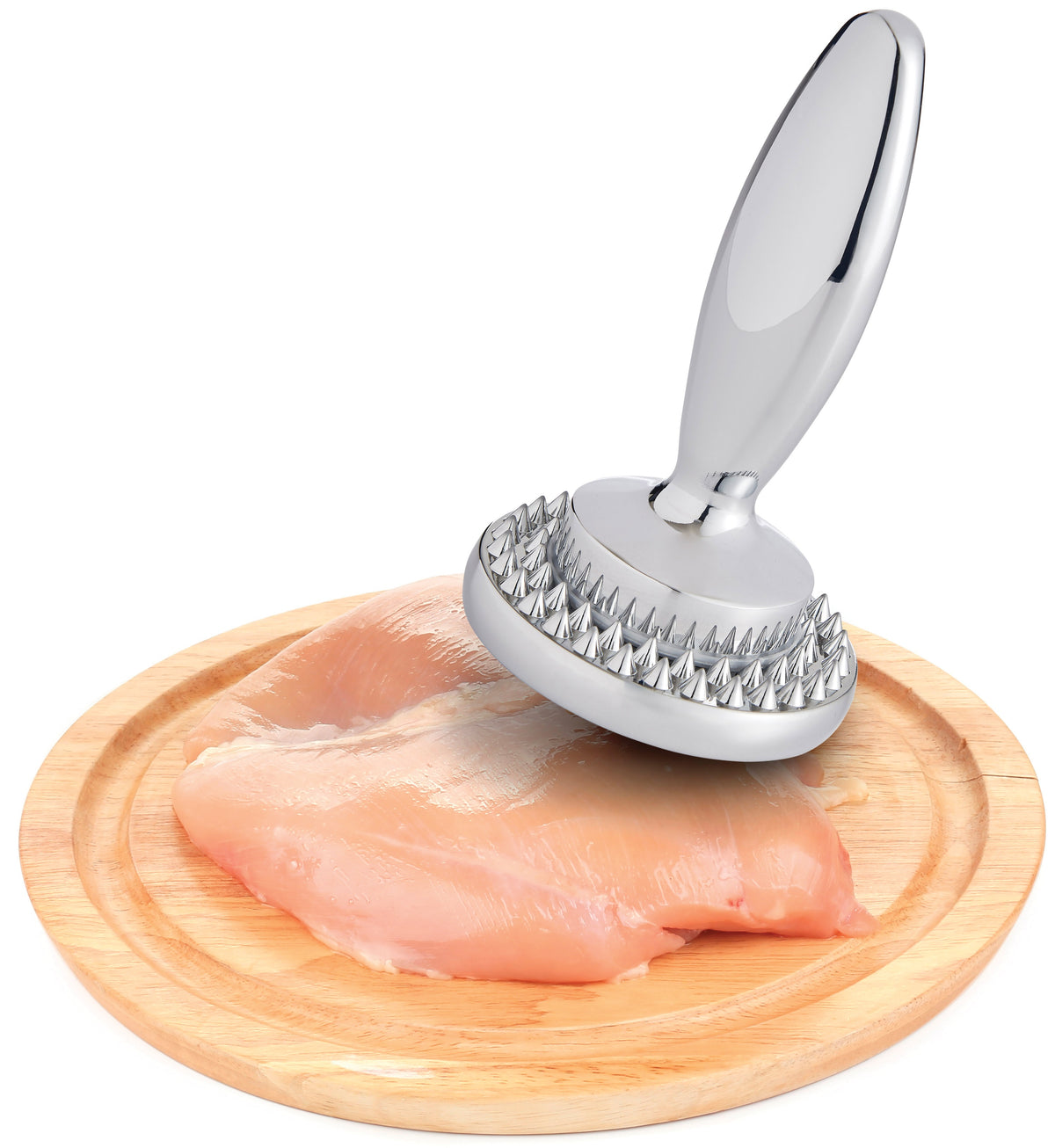 Harold Import 22006 Dual Meat Tenderizer, Chrome-Plated Zinc