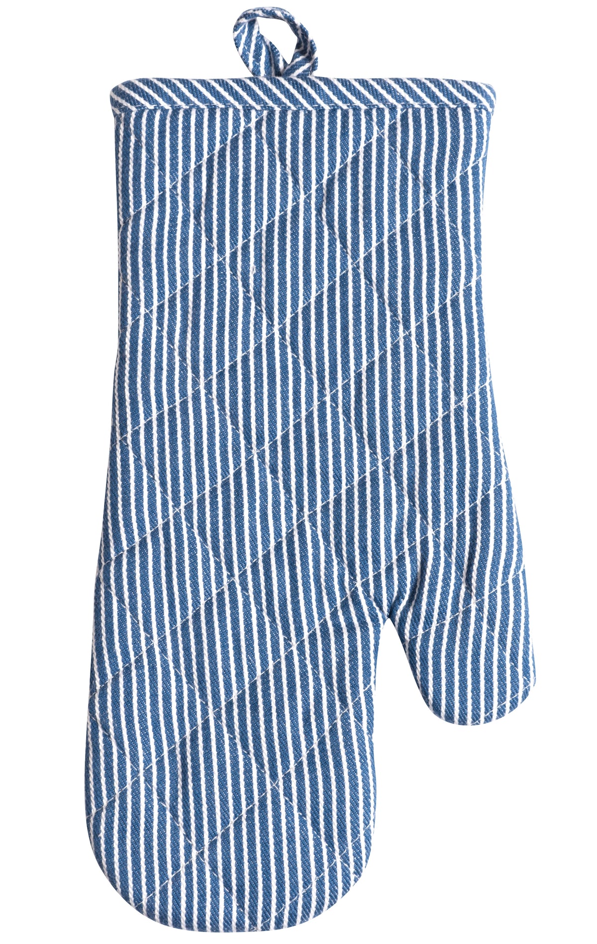 Harold Import 02998 Railroad Stripe Oven Mitt, 13"