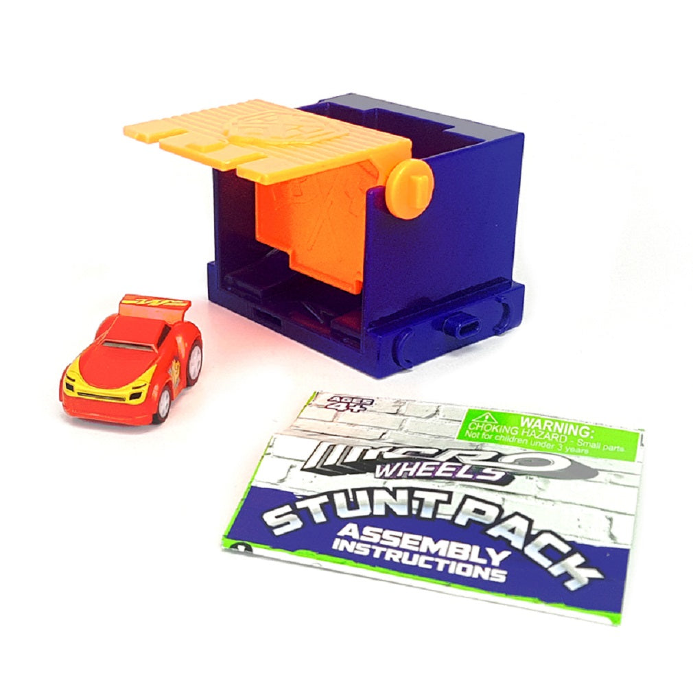 Headstart 77733 Micro Wheels Stunt Car, Plastic, Multi Color