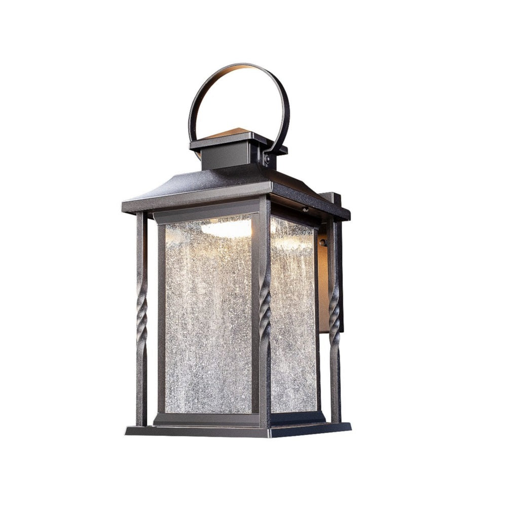Heath Zenith HZ-4635-BK Dusk to Dawn LED Wall Lantern, Black