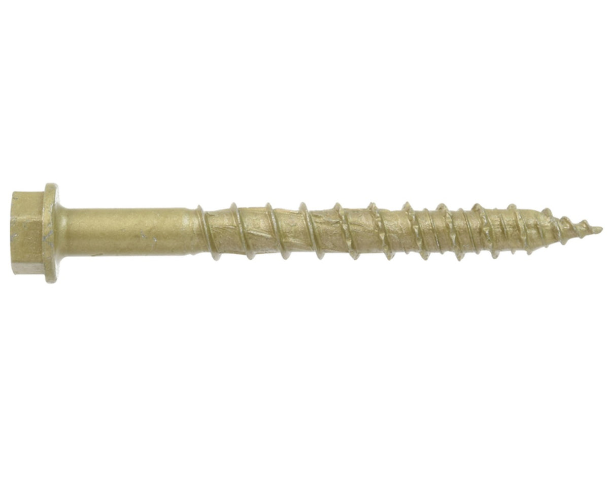 Hillman Fasteners 116905 Power Pro ONE Multi-Material Screws, 1/4" x 2-1/4"