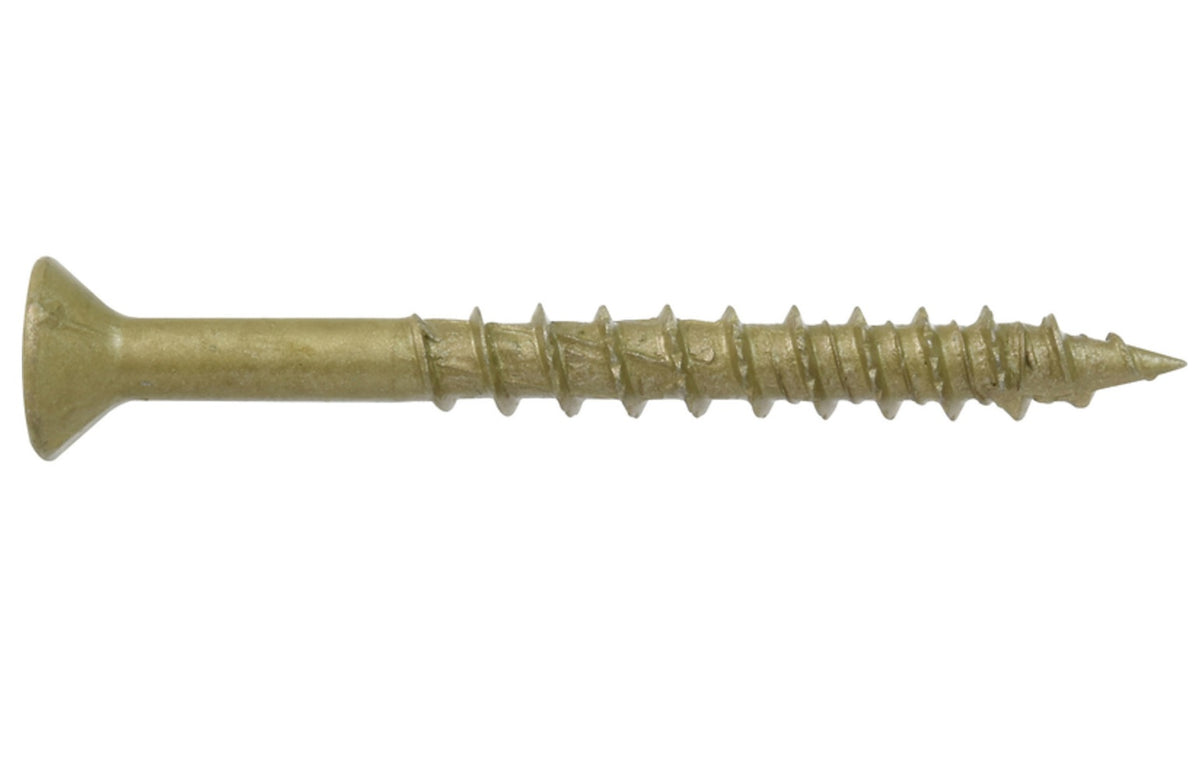 Hillman Fasteners 116800 PowerPro One Flat Head Multi-Material Screws, #10 x 2"