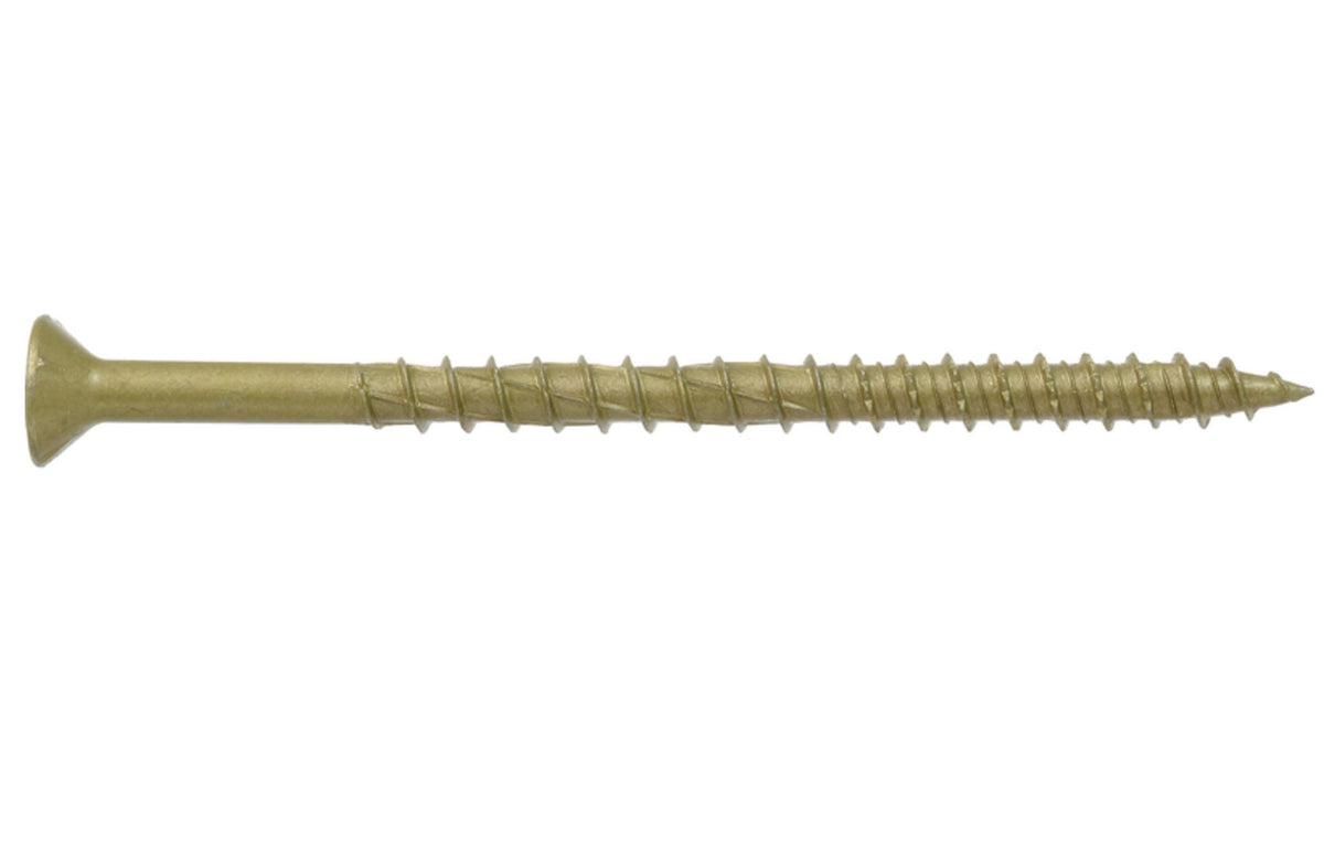 Hillman Fasteners 116816 PowerPro One Flat Head Multi-Material Screws, 1/4" x 4"