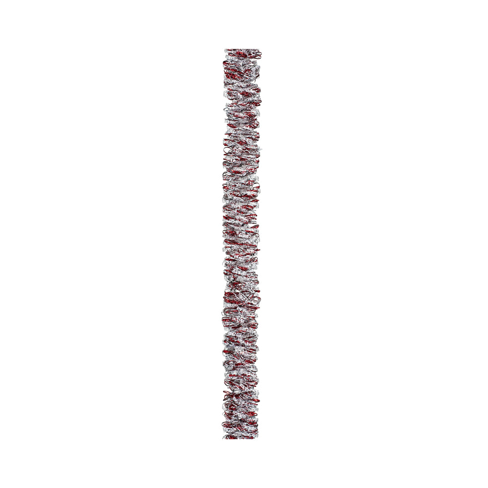 Holiday Trims 3786452 Deluxe Angel Christmas Garland, Red/Silver