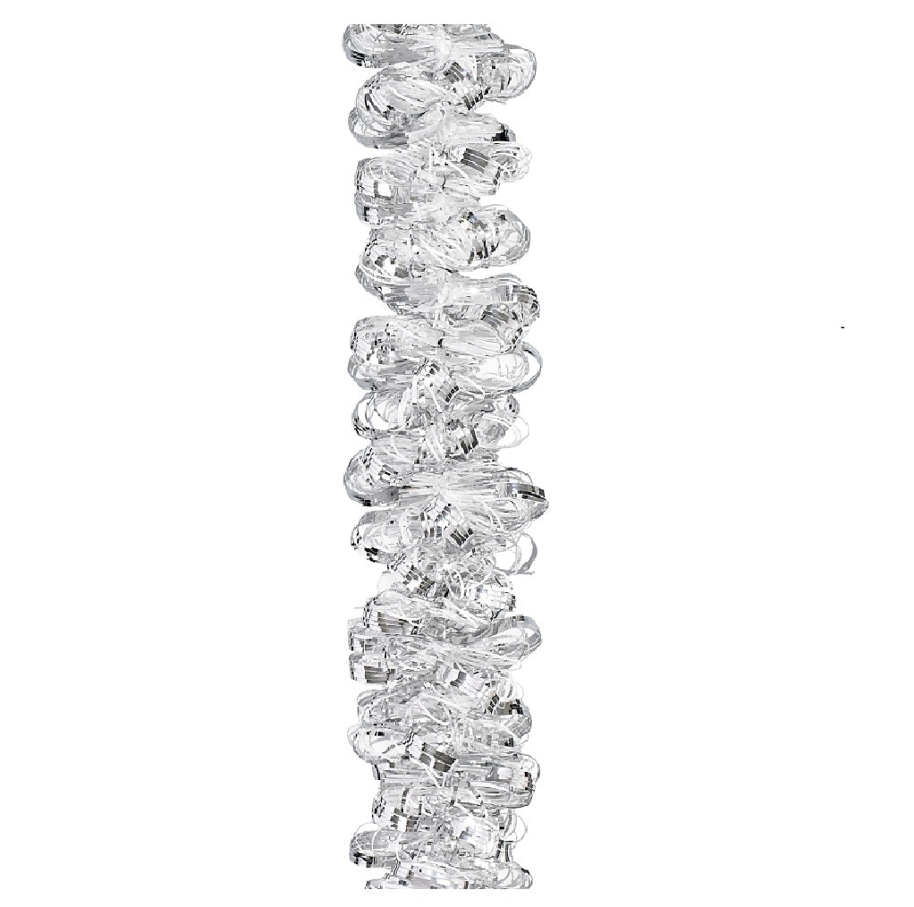 Holidaytrims 3686013 Garland, Silver/Snow White