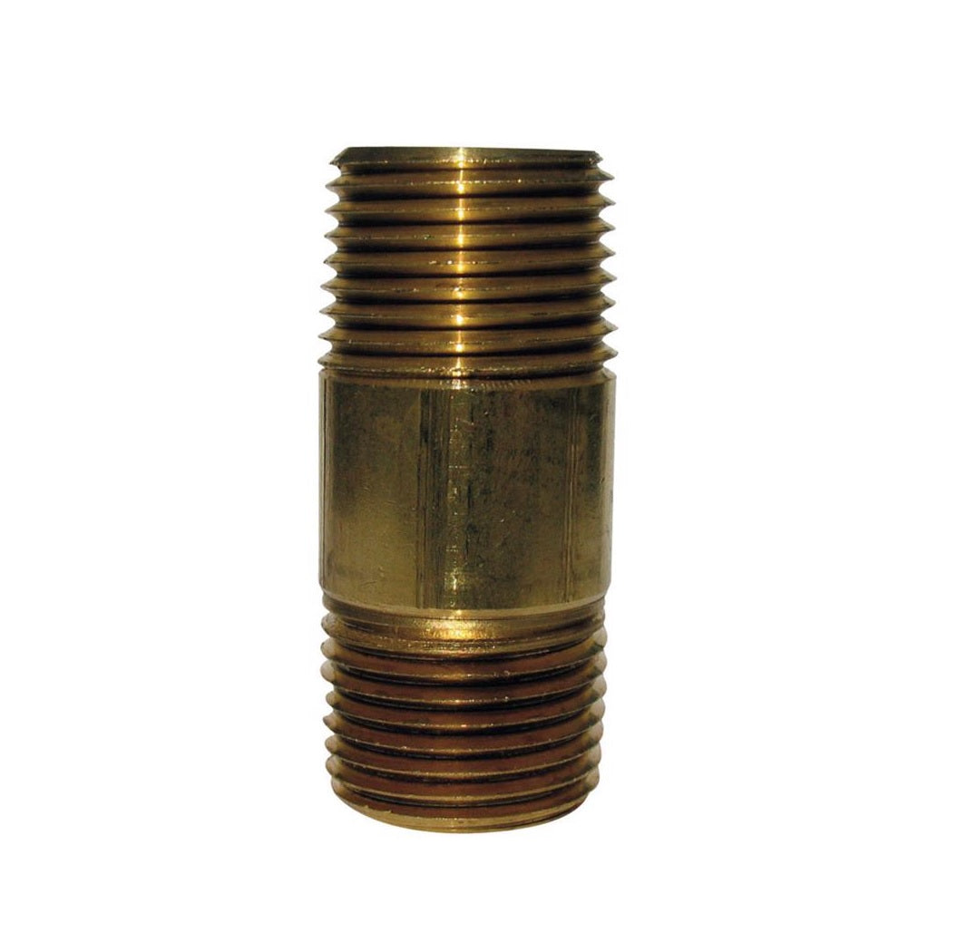 Homeplus+ 6JC126300201044 MPT Nipple, Red Brass