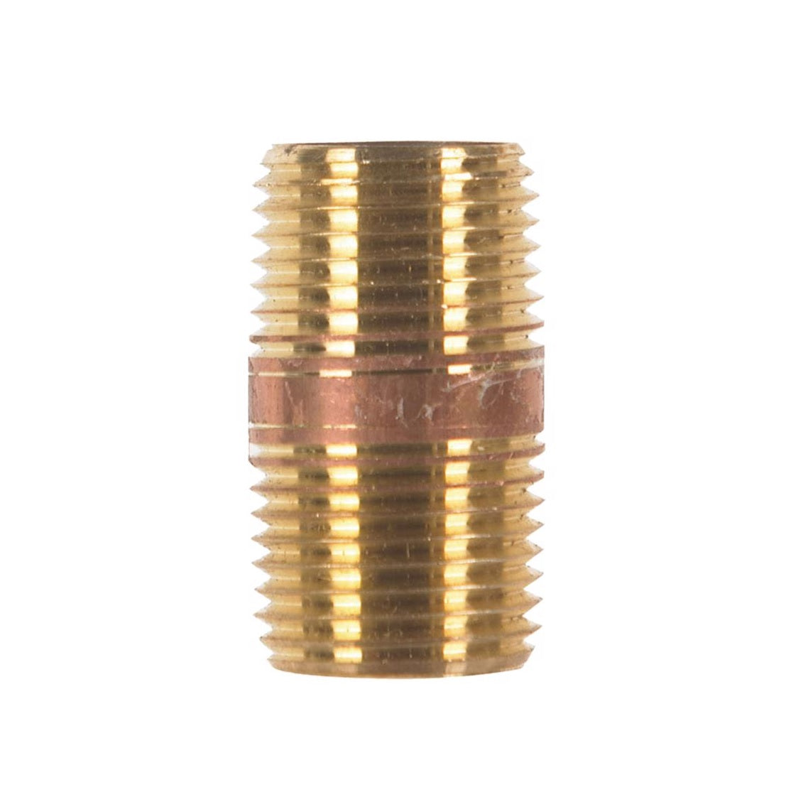 Homeplus+ 6JC126300201038 MPT Nipple, Red Brass