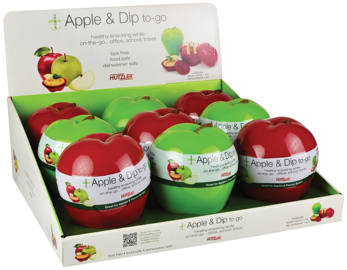 Hutzler 7080PRO Apples & Dip to Go, Plastic