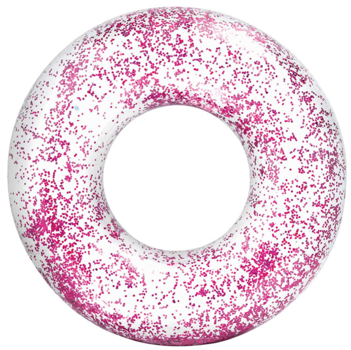 Intex 56274EP Inflatable Glitter Floating Tube, Assorted Colors
