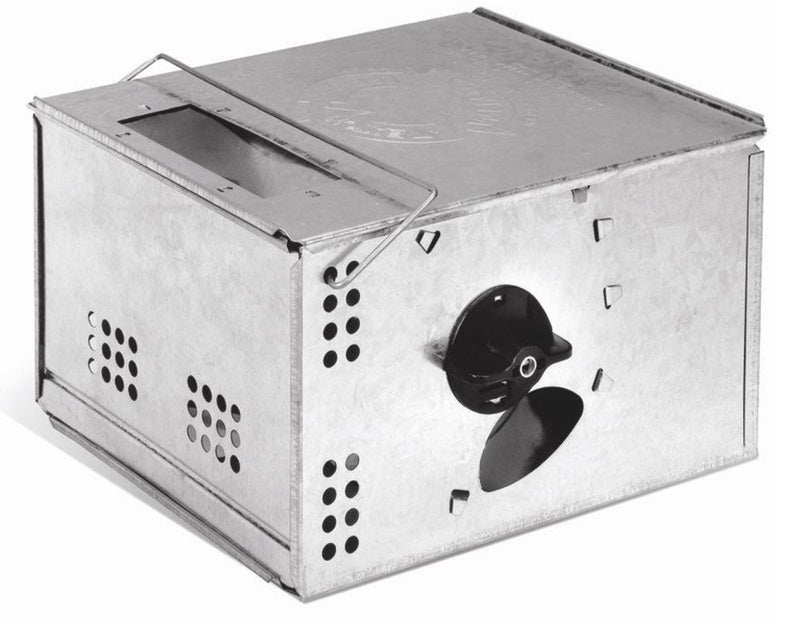 JT Eaton 425H Wind-Up Multiple Catch Mouse Trap, Galvanized Steel