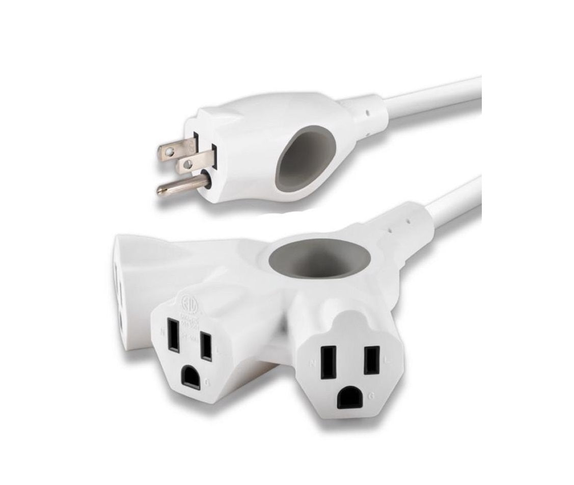 Jasco SPC3153ZW/37-T1 Philips Extension Cord, White