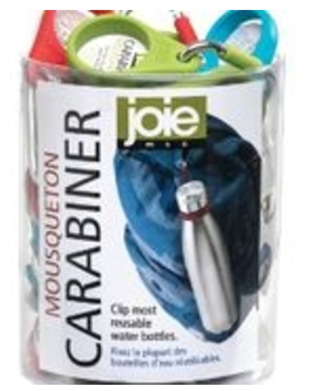 Joie MSC 19983PRO Reusable Bottles Carabiner, Assorted Colors