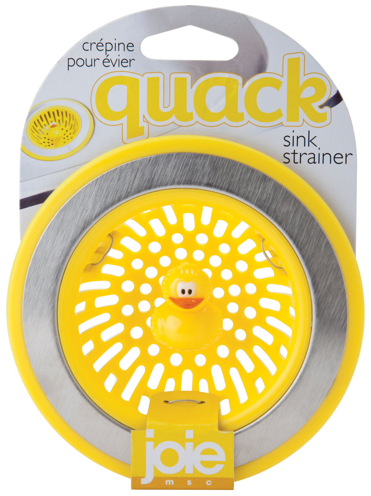 Joie MSC 11001 Quack Sink Strainer, Yellow