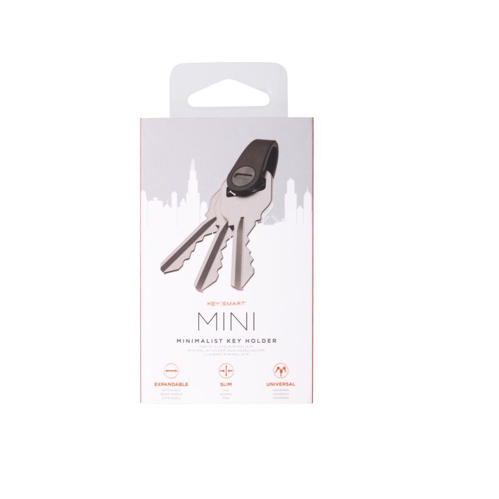 KeySmart KS015-BLK Minimalist Key Holder, Black