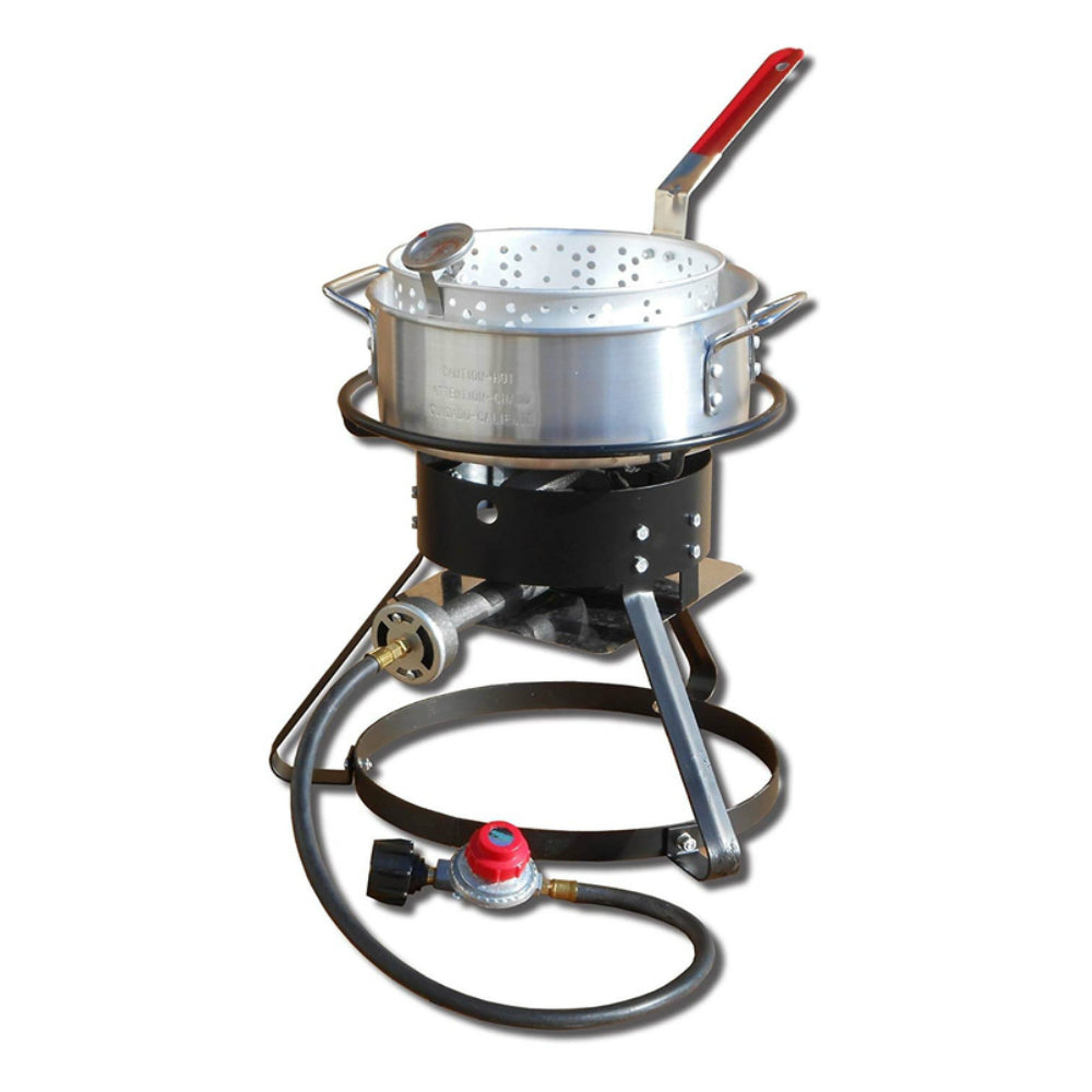 King Kooker 1217 Outdoor Cooker, Welded Steel Frame, 54000 BTU