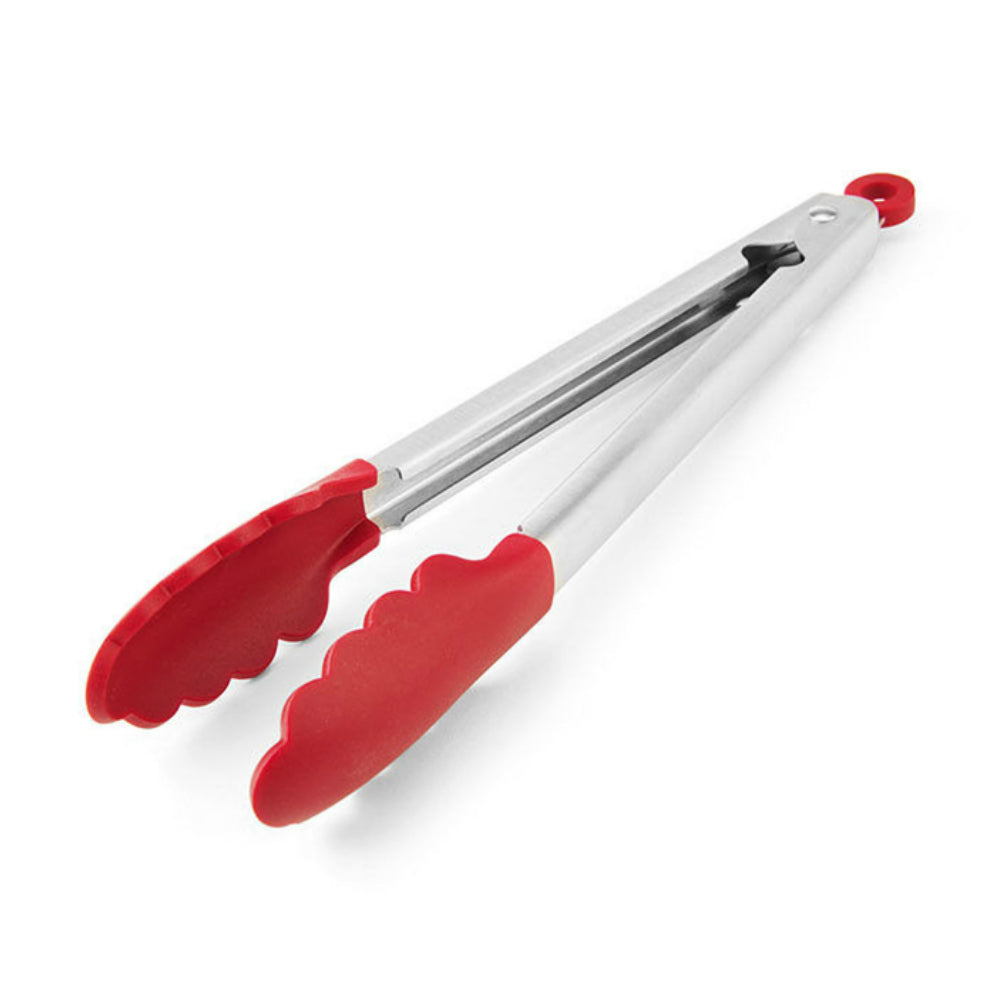 KitchenAid KO094OHERA Stainless Steel with Silicone Tipped Tong, Red