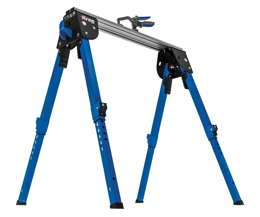 Kreg KWS500 Adjustable Track Horse Tool, Aluminum, Blue