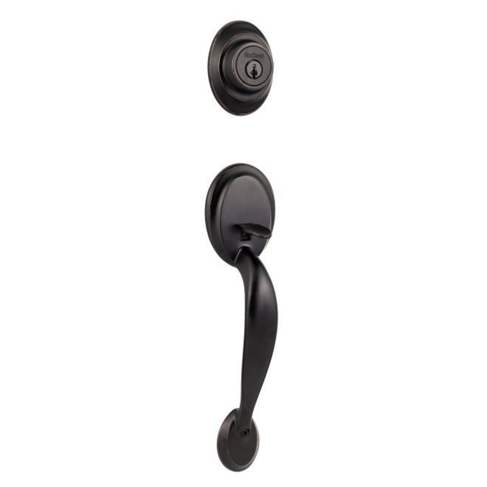 Kwikset 687DALIP-11PS Dakota Single Cylinder Exterior Handleset, Venetian Bronze
