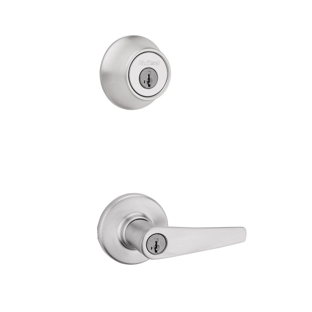 Kwikset 690DL26DCPK6SMTV1 Balboa Deadbolt Security Set, Satin Chrome