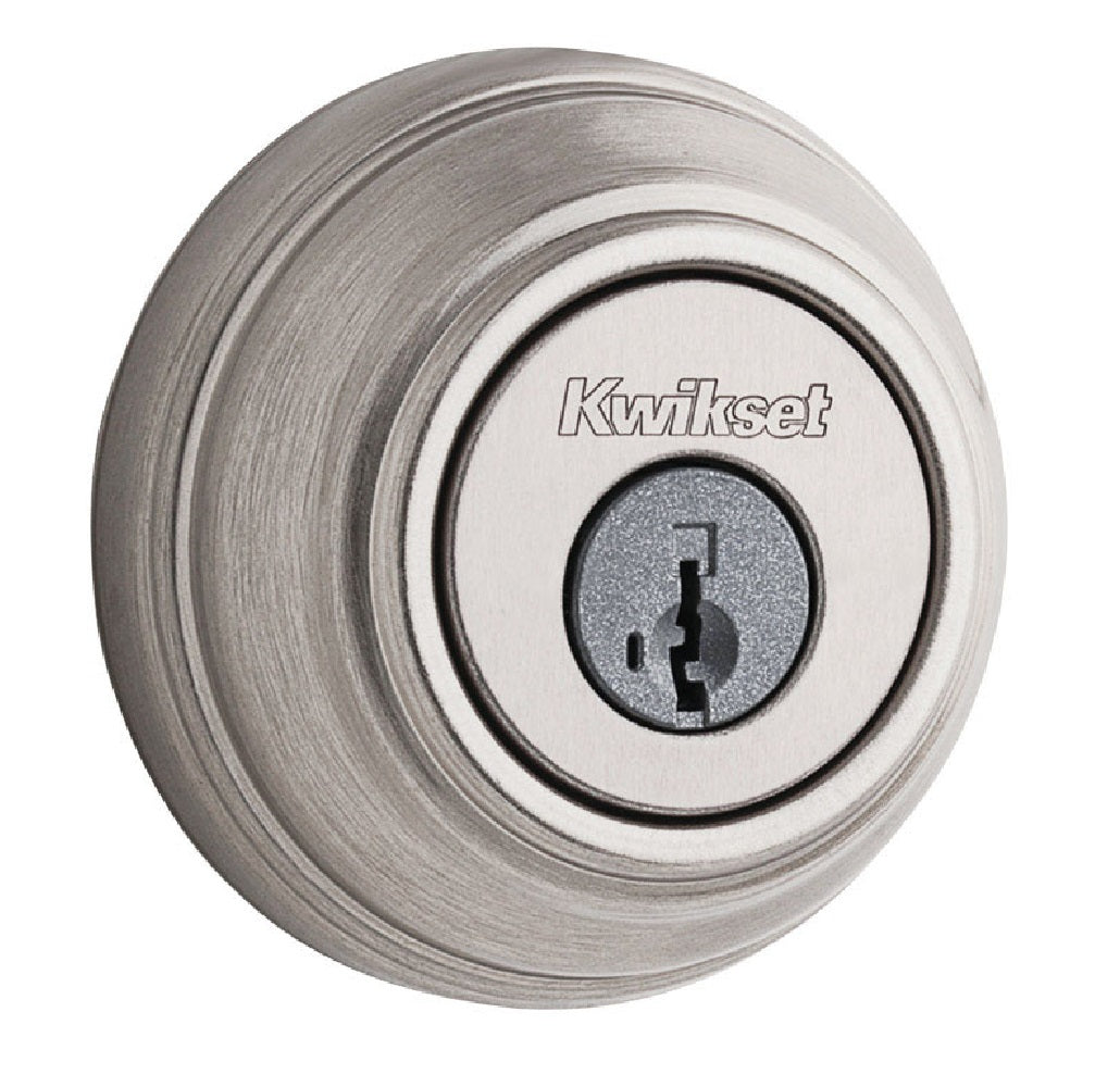 Kwikset 99850-074 Deadbolt, Satin Nickel, Metal