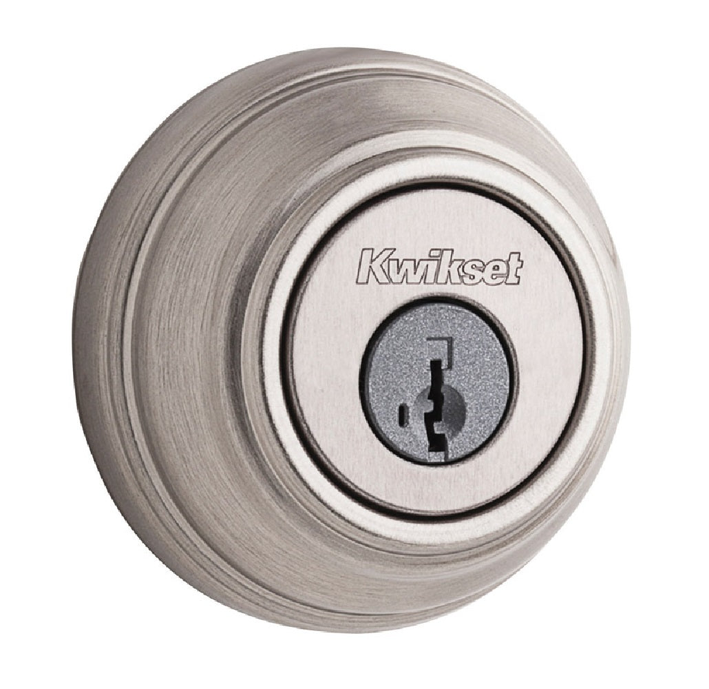 Kwikset 99800-123 Deadbolt, Satin Nickel, Metal