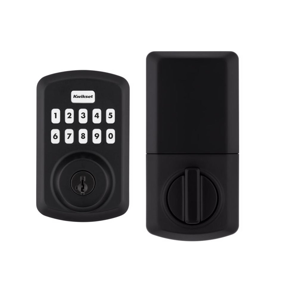Kwikset 250TRS514SMT4AL Wifi Deadbolt, Matte Black