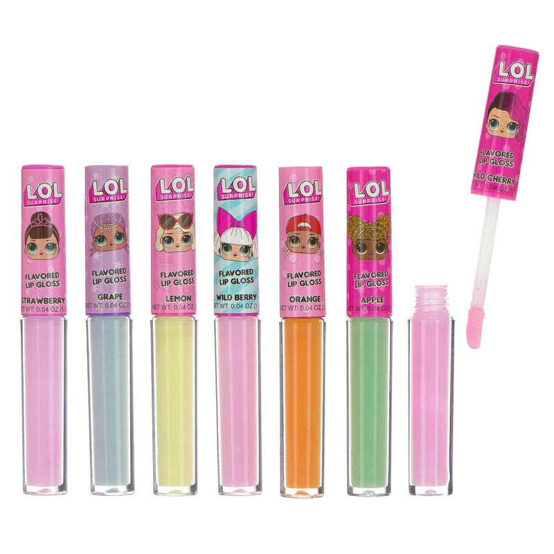 L.O.L. Surprise! LOL2003 Birthday Party Lip Gloss Set, 7 Piece