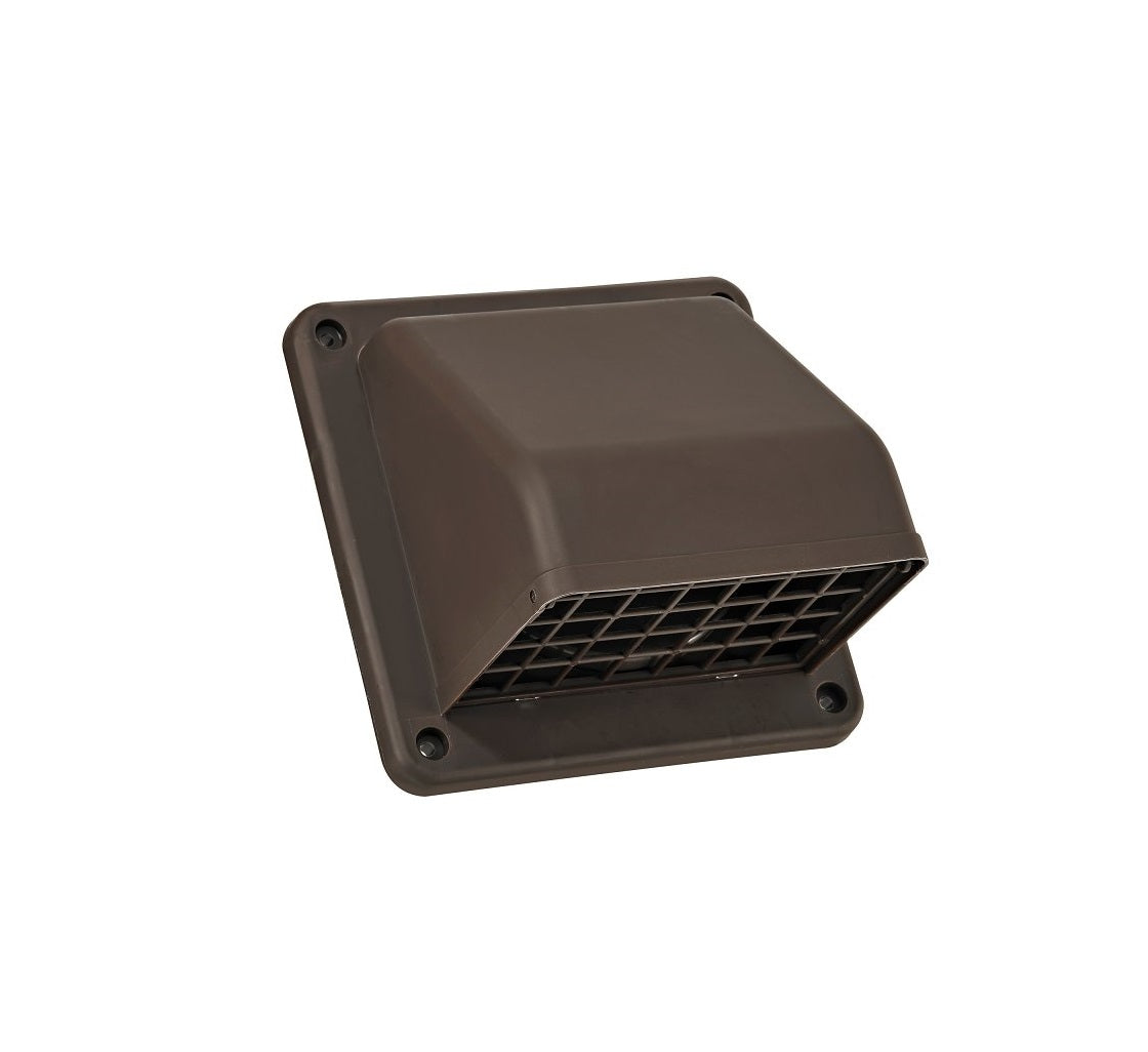 Lambro 1471B Louver Exhaust Hood Vent, Plastic, 4 inches