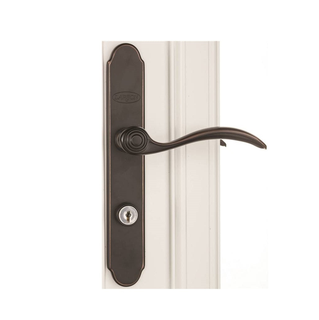 Larson 20297857 QuickFit Door Handleset, Metal, Aged Bronze