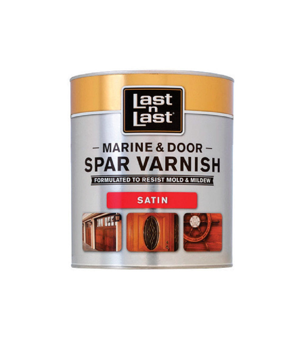 Last N Last  50804 Marine & Door Spar Varnish, Clear, 1 qt.