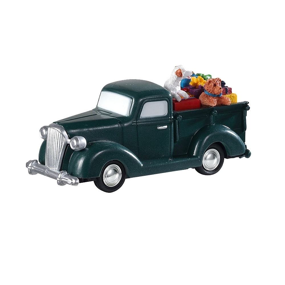 Lemax 94579 Christmas Village Bringing Presents Home, Polyresin