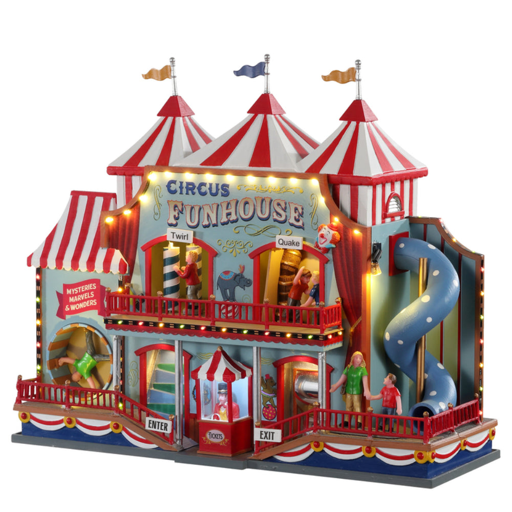 Lemax 05616 Circus Fun House Village Building, Multicolored