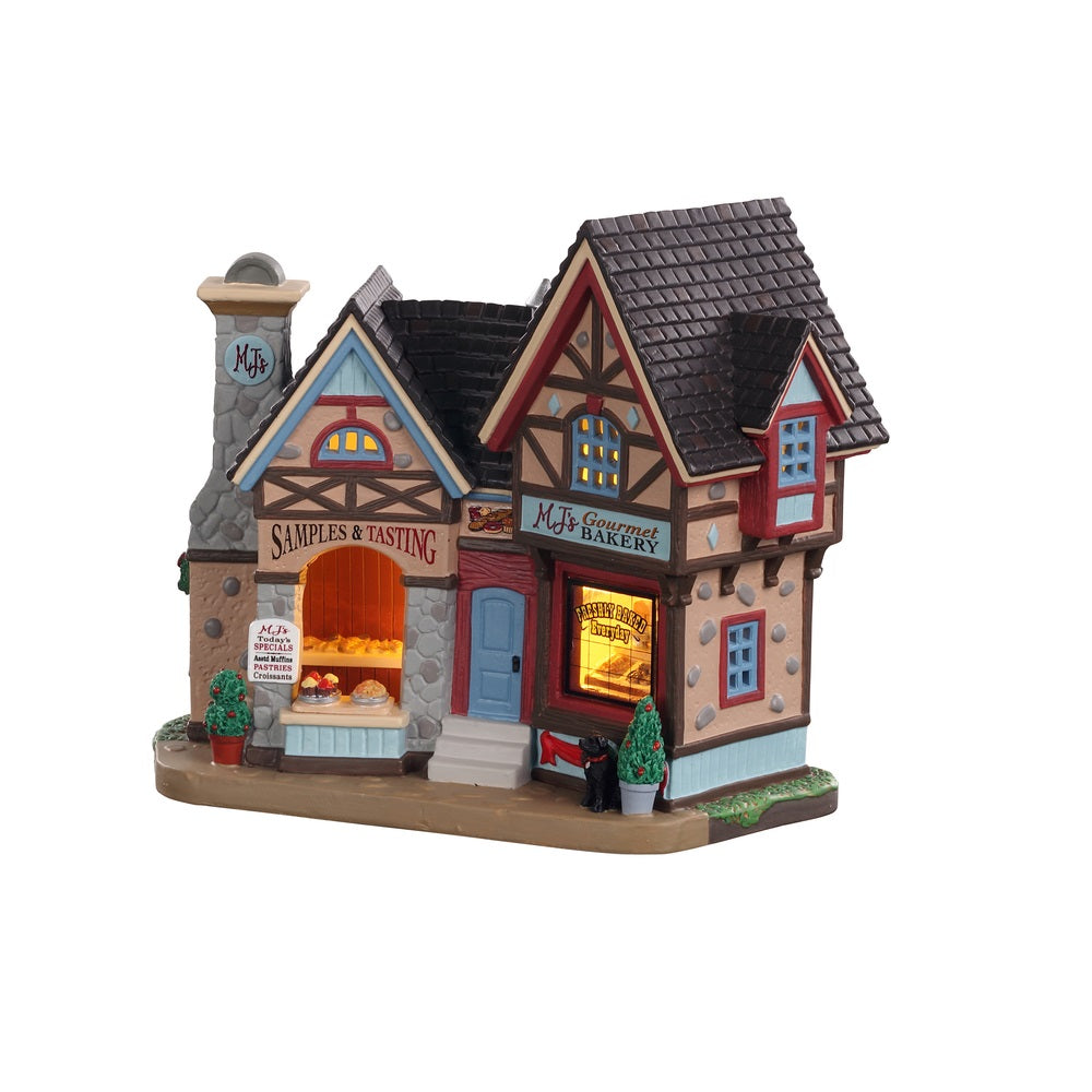 Lemax 05694 MJ's Gourment Bakery Christmas Village, Multicolor
