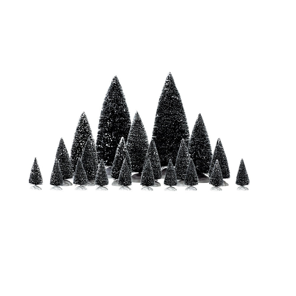 Lemax 04768 Village Pine Christmas Trees, Green