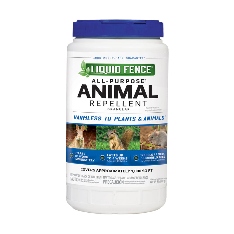 Liquid Fence HG-65006 All Purpose Animal Repellent Granules, 2 Lb