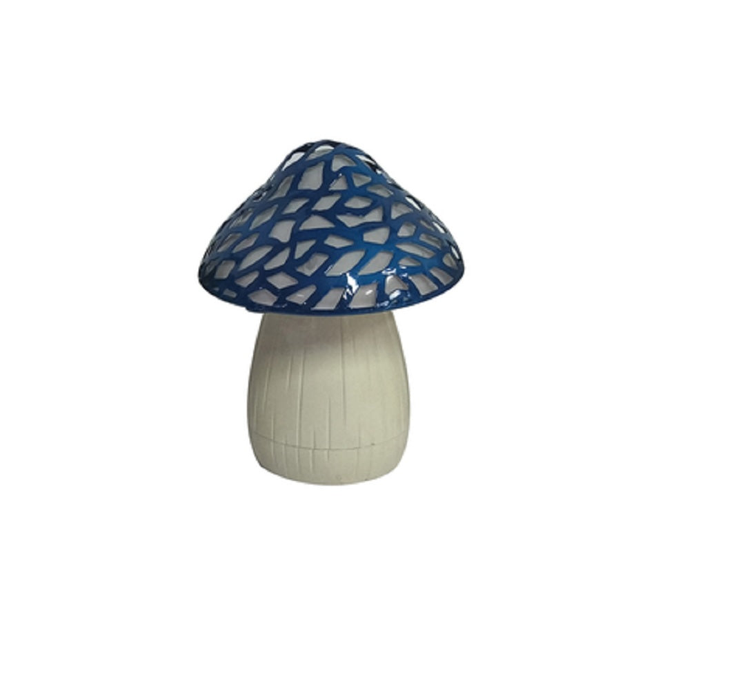 Luminous Garden ZAC2SP20106 Mushroom Statue, Assorted Color, 6 inch, 1 piece