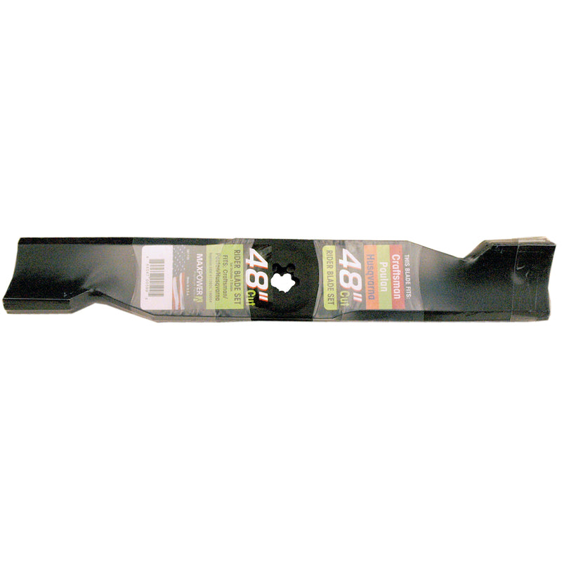 MaxPower 561735 High-Lift Mower Blade Set, 48 in