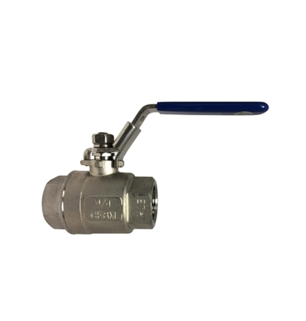 Midland Industries 949168BAG Ball Valve, Stainless Steel