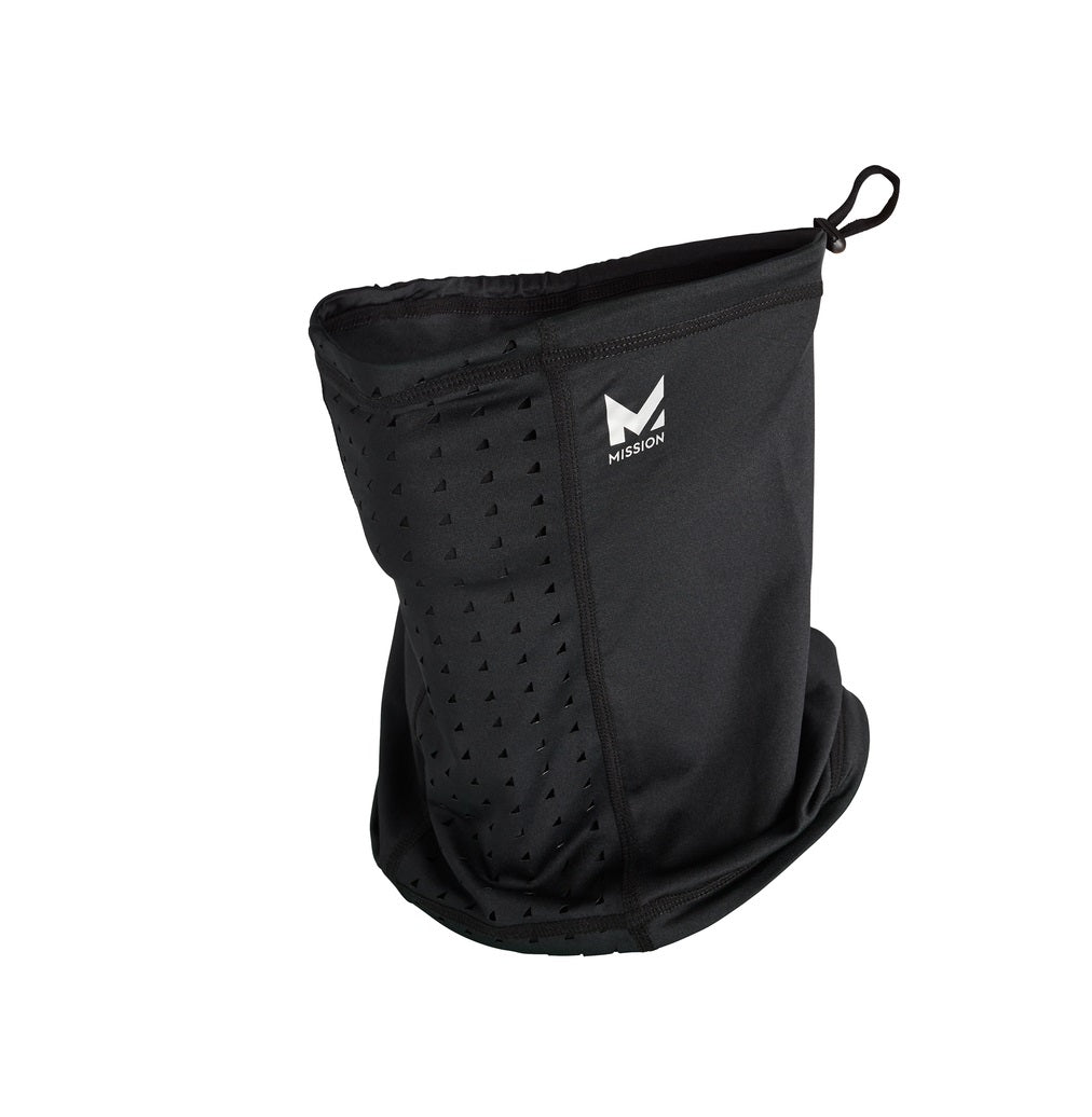 Mission 5158 All Season Adjustable Neck Gaiter, Black