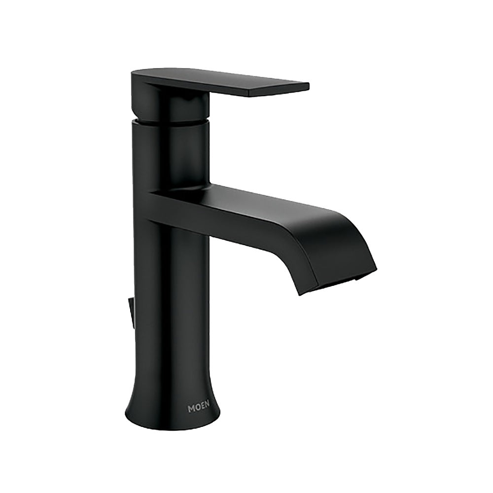 Moen 84760BL Genta Single Handle Lavatory Bathroom Faucet, Matte Black