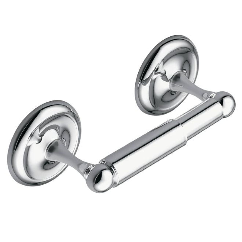 Moen BP5308CH Yorkshire Spring Loaded Paper Holder Bright Chrome