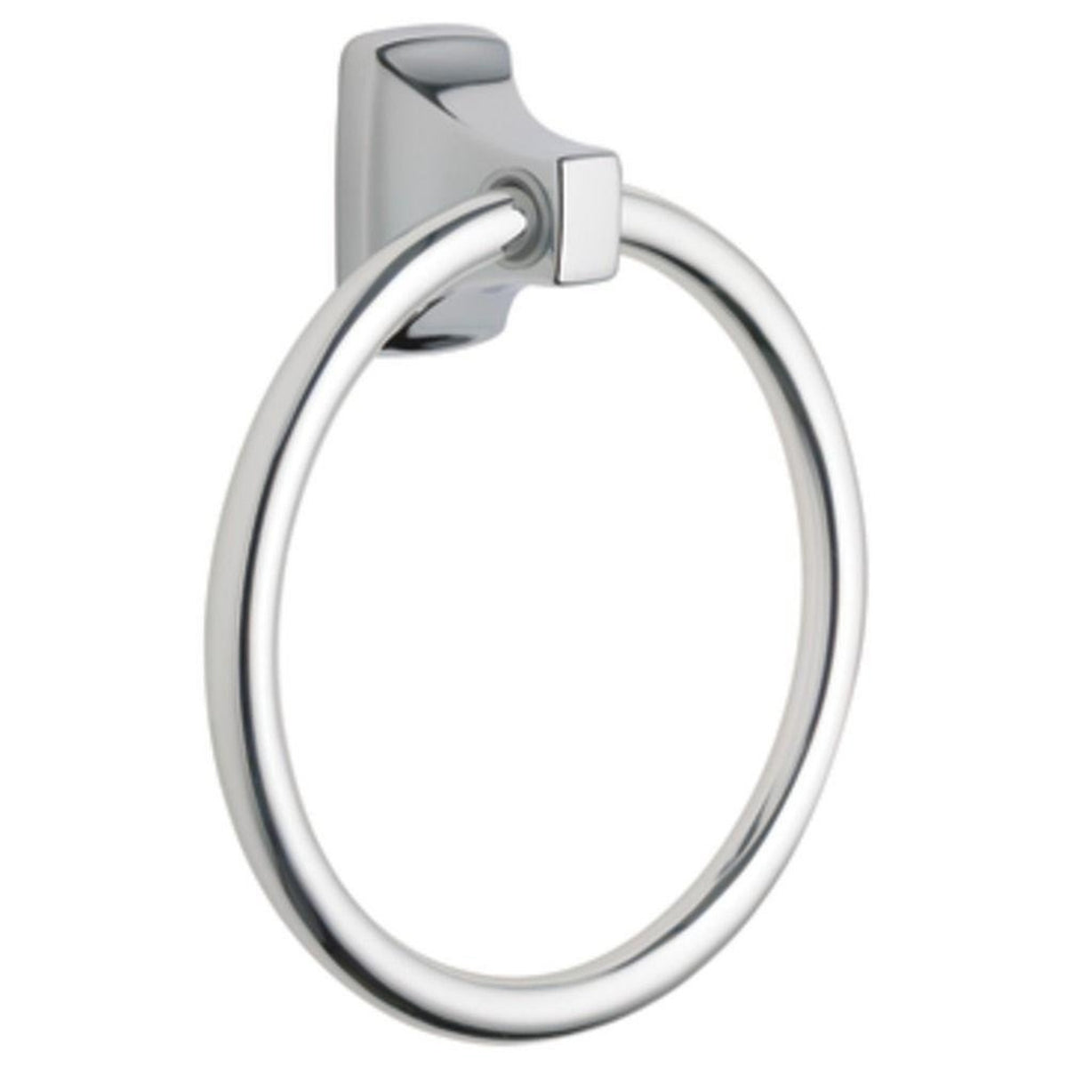 Moen 2860 Contemporary Single Post Towel Ring, Bright Chrome